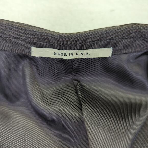 Burberry Gray Plaid Blazer - Picture 9 of 10